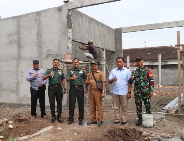 Kawal Program Pemerintah Pusat, Dandim Tulungagung Tinjau Pembangunan KDKMP di 6 Desa